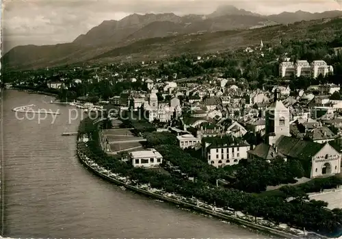 AK / Ansichtskarte Evian les Bains_Haute_Savoie Vue aerienne Evian les Bains_Haute