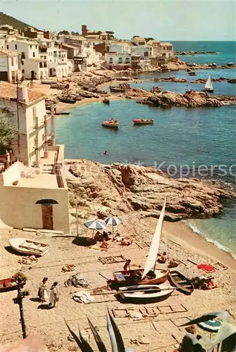 AK / Ansichtskarte Calella_de_Palafrugell Detalle de playa Calella_de_Palafrugell