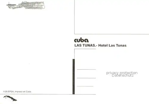 AK / Ansichtskarte Las_Tunas Hotel Las Tunas Statuen Las_Tunas