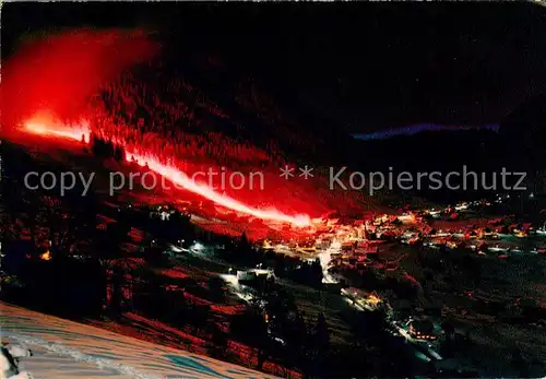 AK / Ansichtskarte Chatel_Haute Savoie Feerie lumineuse offerte par les moniteurs de la Station Chatel Haute Savoie