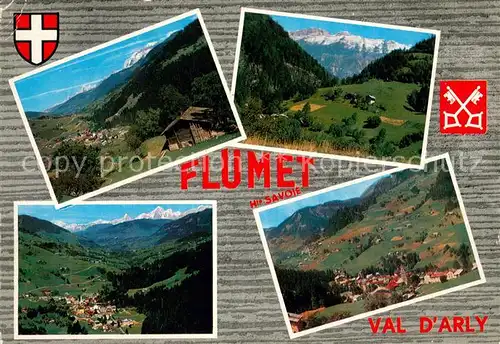 AK / Ansichtskarte Flumet Panorama Val d Arly Flumet