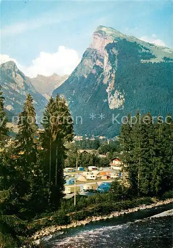 AK / Ansichtskarte Samoens Le camping et le Criou Alpes Samoens