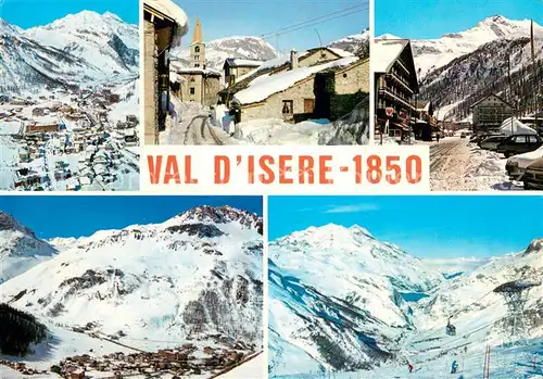 AK / Ansichtskarte Val_d_Isere Vue generale de la Station Sports d hiver vieux village Massif de Bellevarde Alpes Val_d_Isere