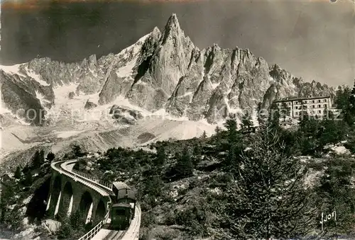 AK / Ansichtskarte Chamonix Panorama Hotel du Montenvers Aiguille du Dru Alpes Chamonix