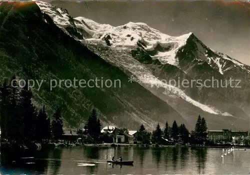 AK / Ansichtskarte Chamonix Panorama Lac Mont Blanc Dome et l Aiguille du Goûter Chamonix