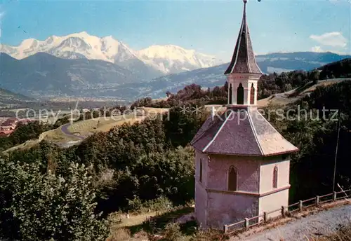 AK / Ansichtskarte Sallanches Chapelle de montagne Chaine du Mont Blanc Alpes Sallanches