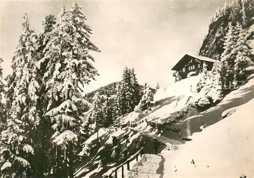 AK / Ansichtskarte Morzine Chalet sous la neige Morzine