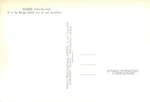 AK / Ansichtskarte Cluses Le Bargy et vue generale Alpes Cluses