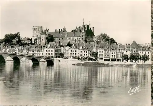 AK / Ansichtskarte Orleans_Loiret Pont sur la Loire Eglise Orleans_Loiret