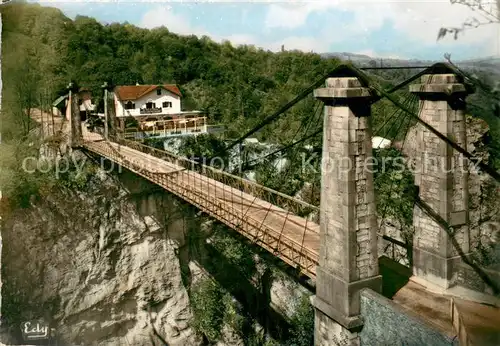 AK / Ansichtskarte Cusy Pont de l Abime construit sur le Cheron Cusy