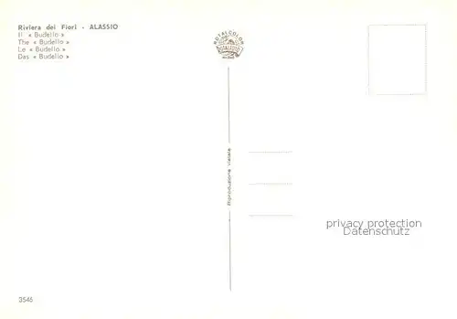 AK / Ansichtskarte Alassio Il Budello Alassio