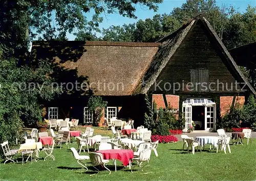 AK / Ansichtskarte Amelinghausen_Lueneburger_Heide Cafe im Speicher Freiterrasse Amelinghausen_Lueneburger