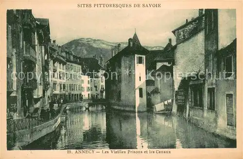 AK / Ansichtskarte Annecy_Haute Savoie Les Vieilles Prisons et les Canaux Annecy Haute Savoie