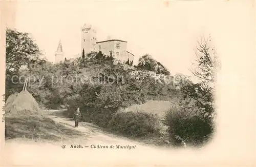 AK / Ansichtskarte Auch_Gers Chateau de Montegut Auch_Gers