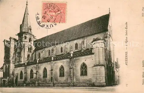 AK / Ansichtskarte Auxerre Eglise Saint Eusebe Auxerre