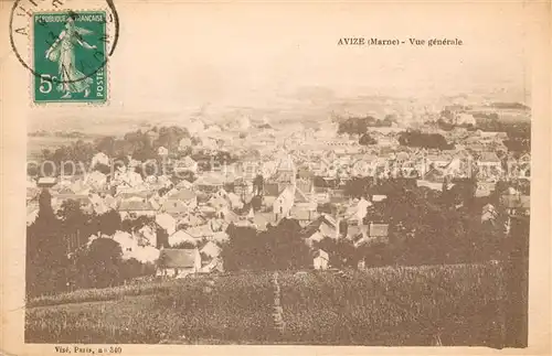 AK / Ansichtskarte Avize Vue generale Avize
