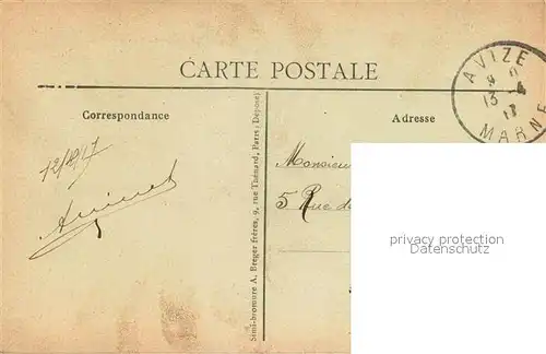 AK / Ansichtskarte Avize Vue generale Avize