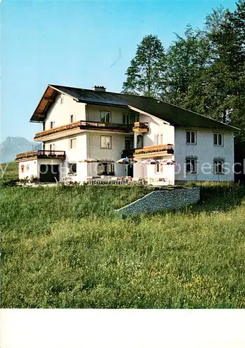 AK / Ansichtskarte Bad_Goisern_Salzkammergut Hotel Pension Haus am Hang Bad_Goisern_Salzkammergut