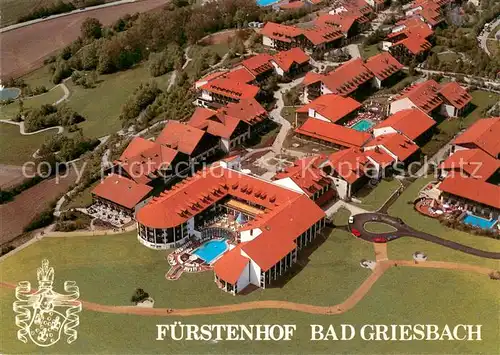 AK / Ansichtskarte Bad_Griesbach_Rottal Fuerstenhof Thermal Mineralheilbad Fliegeraufnahme Bad_Griesbach_Rottal