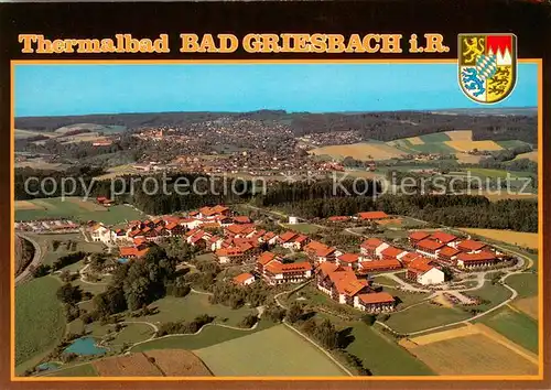 AK / Ansichtskarte Bad_Griesbach_Rottal Dreiquellenbad Fliegeraufnahme  Bad_Griesbach_Rottal