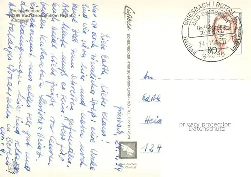 AK / Ansichtskarte Bad_Griesbach_Rottal Dreiquellenbad Fliegeraufnahme  Bad_Griesbach_Rottal