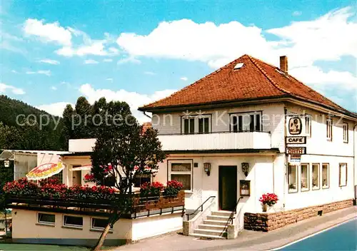 AK / Ansichtskarte Bad_Koenig_Odenwald Cafe Orth Bad_Koenig_Odenwald