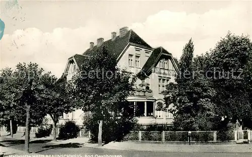 AK / Ansichtskarte Bad_Oeynhausen Heilstaette Haus Braunschweig Bad_Oeynhausen