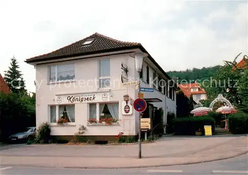 AK / Ansichtskarte Bad_Pyrmont Koenigseck Hotel Restaurant Bad_Pyrmont