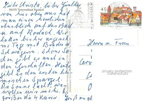 AK / Ansichtskarte Bad_Rodach Ausflugslokal St Georgenberg Gastraeume Terrasse Garten Bad_Rodach