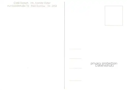 AK / Ansichtskarte Bad_Saarow Cafe Dorsch Terrasse Bad_Saarow