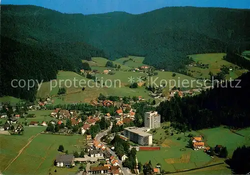 AK / Ansichtskarte Baiersbronn_Schwarzwald Schwarzwald Sanatorium Obertal Fliegeraufnahme Baiersbronn Schwarzwald