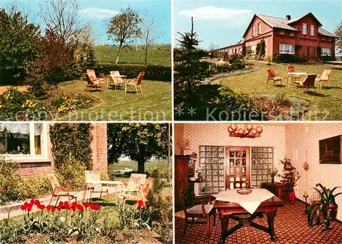 AK / Ansichtskarte Barsfleth Urlaub auf dem Bauernhof Fam. Boie Garten Barsfleth