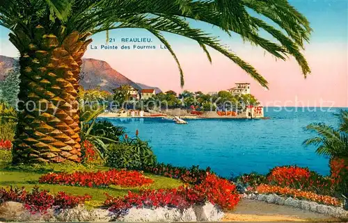 AK / Ansichtskarte Beaulieu sur Mer La Pointe des Fourmis Beaulieu sur Mer