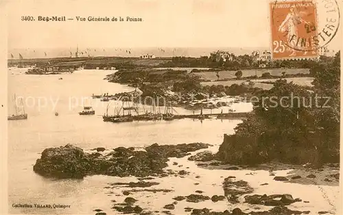 AK / Ansichtskarte Beg_Meil Vue generale de la Pointe Beg_Meil