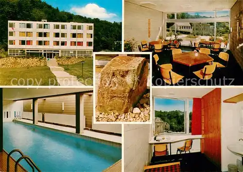 AK / Ansichtskarte Bendorf_Rhein Hedwig Dransfeld Haus Neues Jugendhaus Hallenbad Bendorf Rhein