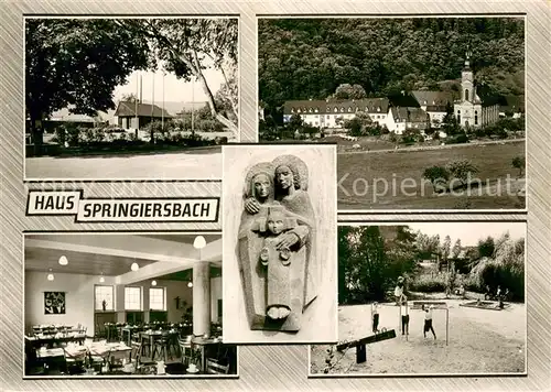 AK / Ansichtskarte Bengel Ferien  und Bildungsstaette Haus Springiersbach Kinderspielplatz Bengel