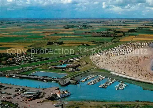 AK / Ansichtskarte Bensersiel Fliegeraufnahme Bensersiel
