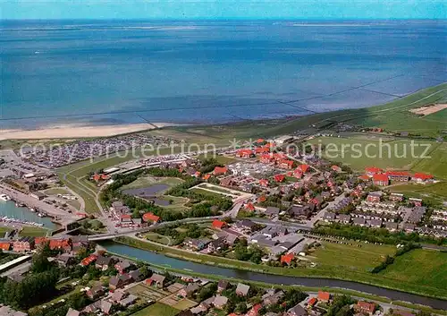 AK / Ansichtskarte Bensersiel Fliegeraufnahme Bensersiel