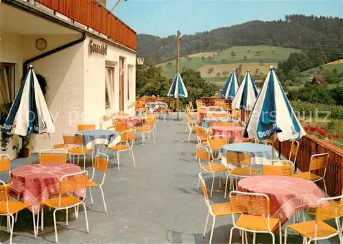 AK / Ansichtskarte Berghaupten Gasthaus Pension Sonnenhof Terrasse Berghaupten