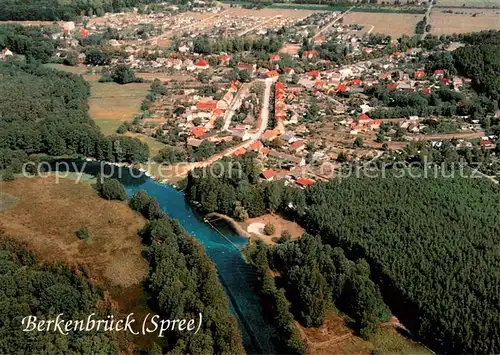 AK / Ansichtskarte Berkenbrueck_Fuerstenwalde Fliegeraufnahme Berkenbrueck_Fuerstenwalde