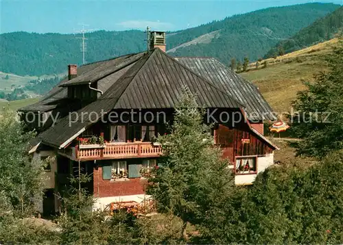 AK / Ansichtskarte Bernau_Schwarzwald Pension Jaegerhof Bernau Schwarzwald