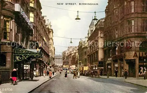 AK / Ansichtskarte Birmingham New Street Valentine s Postcard Birmingham