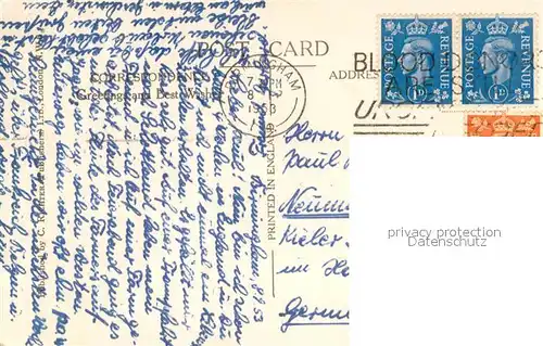 AK / Ansichtskarte Birmingham Stephensson s Street Town Hall Fire Station Lancaster Place Hall of Memory and Council Centre Birmingham