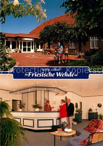 AK / Ansichtskarte Bockhorn_Friesland Hotel Garni Friesische Wehde Empfang Bockhorn_Friesland