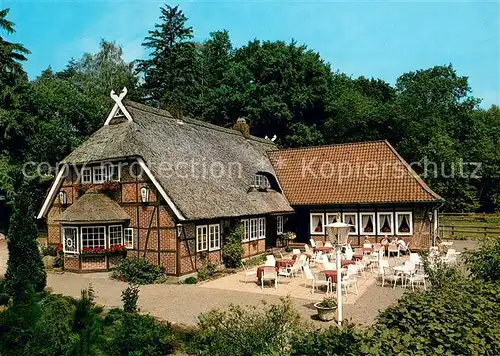AK / Ansichtskarte Borstel_Bispingen Loensklause Restaurant Cafe Terrasse Borstel_Bispingen