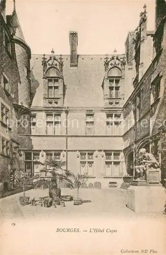AK / Ansichtskarte Bourges Hotel Cujas Bourges