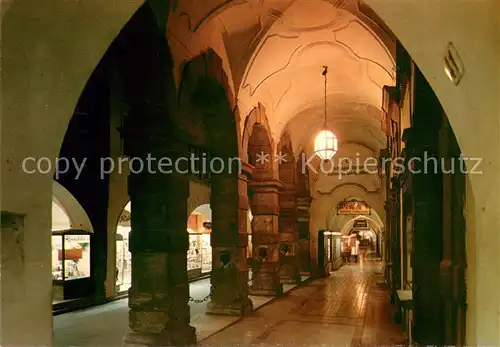 AK / Ansichtskarte Bozen_Suedtirol I Portici Laubengasse Altstadt Bozen Suedtirol