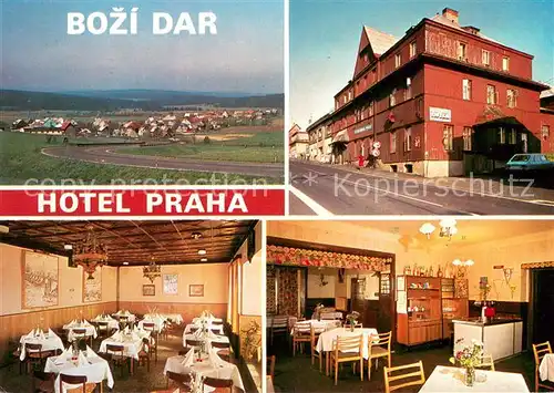 AK / Ansichtskarte Bozi_Dar_Gottesgab Panorama Hotel Praha Gastraeume Bozi_Dar_Gottesgab
