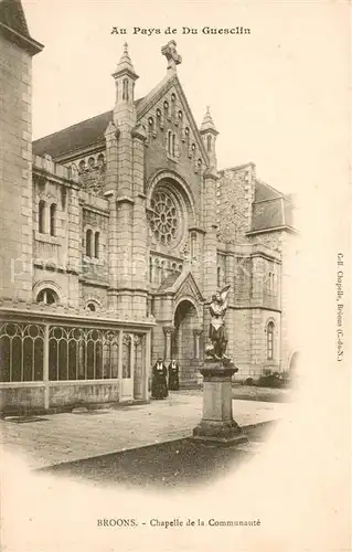 AK / Ansichtskarte Broons Chapelle de la Communaute Broons