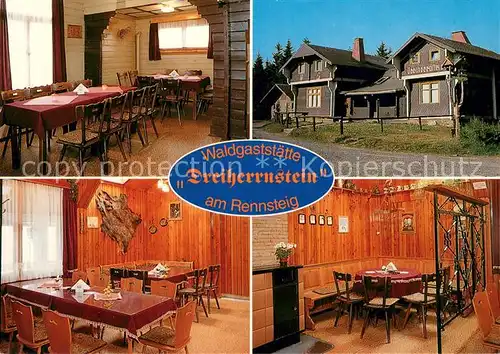 AK / Ansichtskarte Brotterode Waldschaenke Dreiherrnstein am Rennsteig Brotterode